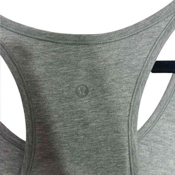 Lululemon Refresh Racerback Maxi Dress II Pima Cotton Heathered Medium Grey - Picture 5 of 11